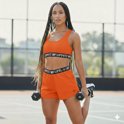 Short Feminino Duplo com Elástico – Uppfit