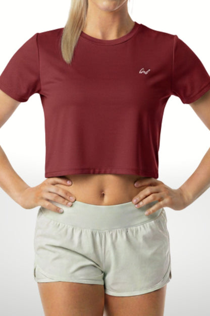 Camisa Curta Feminina com Manga