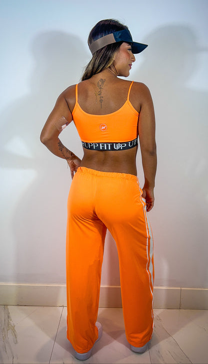 Calça Pantalona Feminina em Tecido Leve com Cintura Baixa – Uppfit