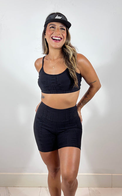 Short Feminino de Alta Compressão em Poliamida para Treino – Uppfit