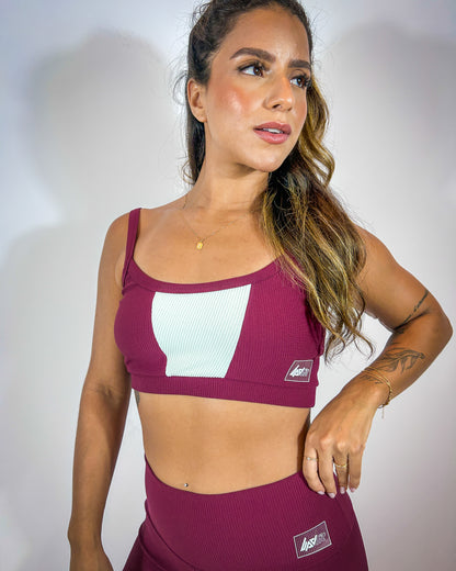 Top Feminino Canelado em Malha Confortável para Treino e Dia a Dia – Uppfit