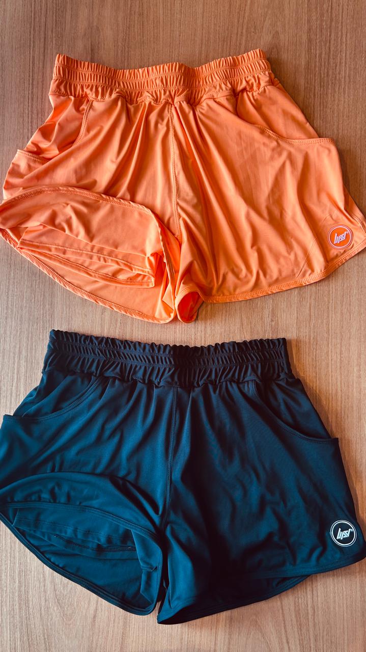 Short Feminino Duplo com Elástico – Uppfit
