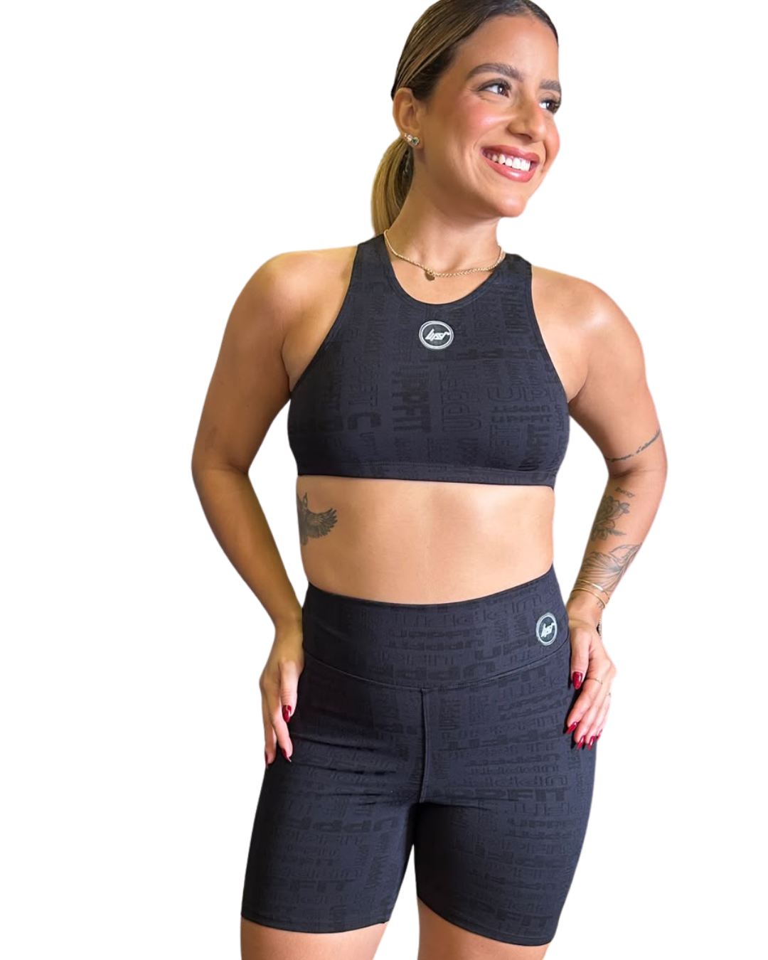 Conjunto Fitness de Alta Compressão + Short - Uppfit
