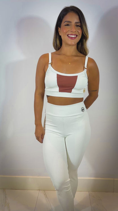 Top Feminino Canelado em Malha Confortável para Treino e Dia a Dia – Uppfit